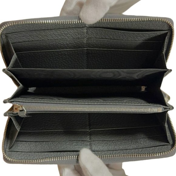 Gucci Zip Around Wallet Ophidia Long GG Supreme Canvas 706844 Men's GUCCI - Picture 4 of 5